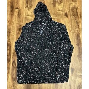 Rhoback Hesi Bootleg Men XXL Splatter AOP Golf Performance Hoodie Pullover